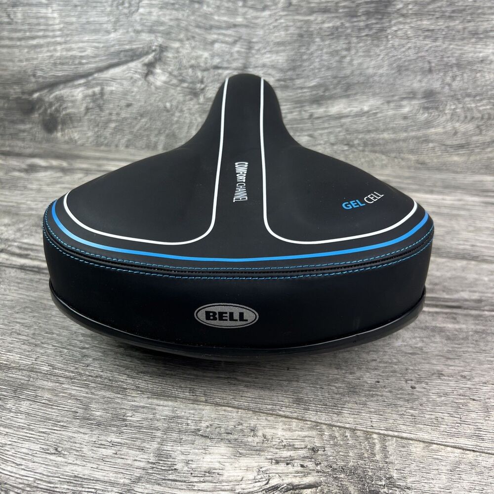 New BELL Comfort Flex Gel Foam Bike Seat -Dual Level Comfort 625 Comfort Channel